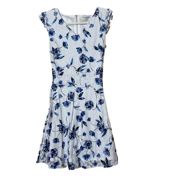 NWT Floral Print Fit and Flare Lined Mini Dress Small NWT - Picture 16 of 16